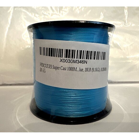 HERCULES Super Strength 20LB Fishing Line 1000M / 1094Yds Blue 8 Strands Braided - Picture 4 of 6